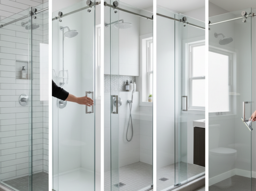 sliding shower doors
