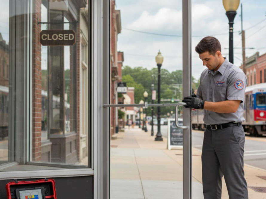 commercial door
