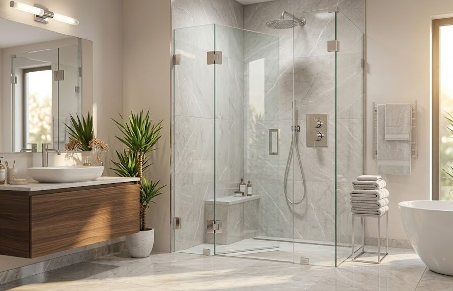 frameless shower doors